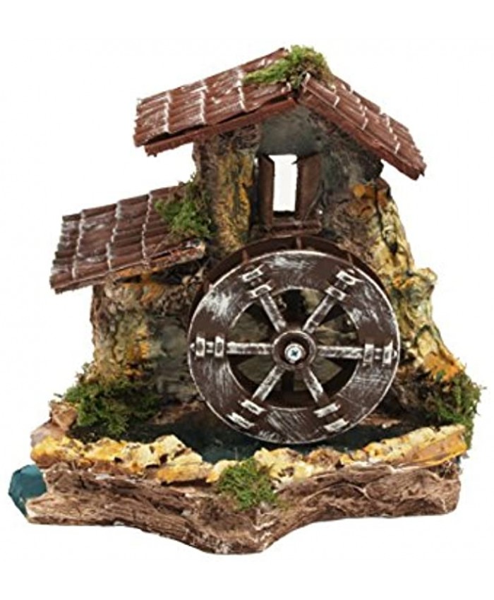 Bertoni Wooden Water Mill with Electrical Traction us:one Size Multi-Colour