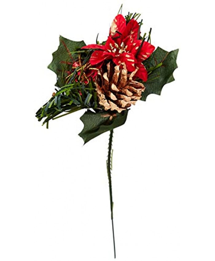 OmniReselling S07F6T0188 Christmas Bouquet Accessory: Red 8 Pack Unspecified