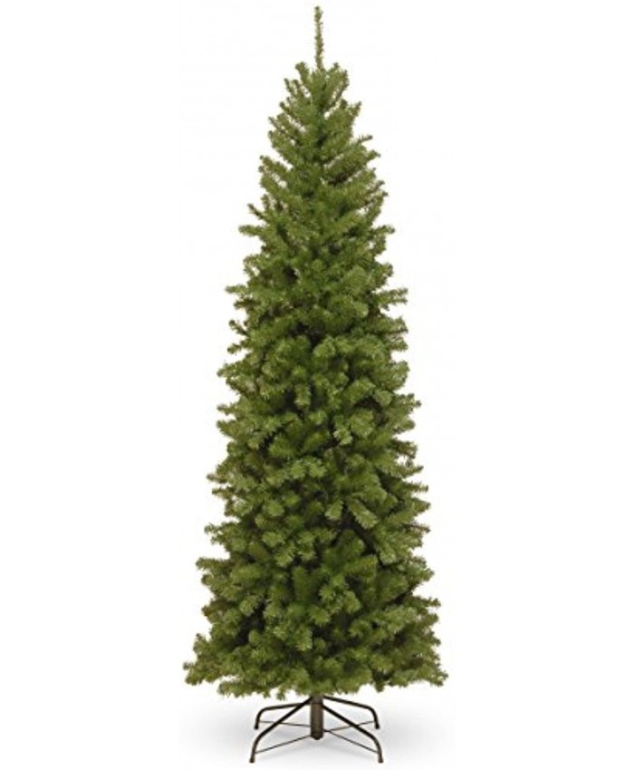 National Tree Company Artificial Slim Christmas Tree Green North Valley Spruce Includes Stand 7 Feet