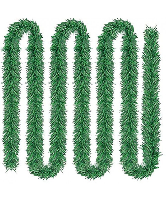 Rocinha 100 Foot Non-Lit Holiday Garland Christmas Garland Green Holiday Decor for Outdoor or Indoor Use Artificial Pine Garland Soft Greenery Garland for Holiday Wedding Party Decoration