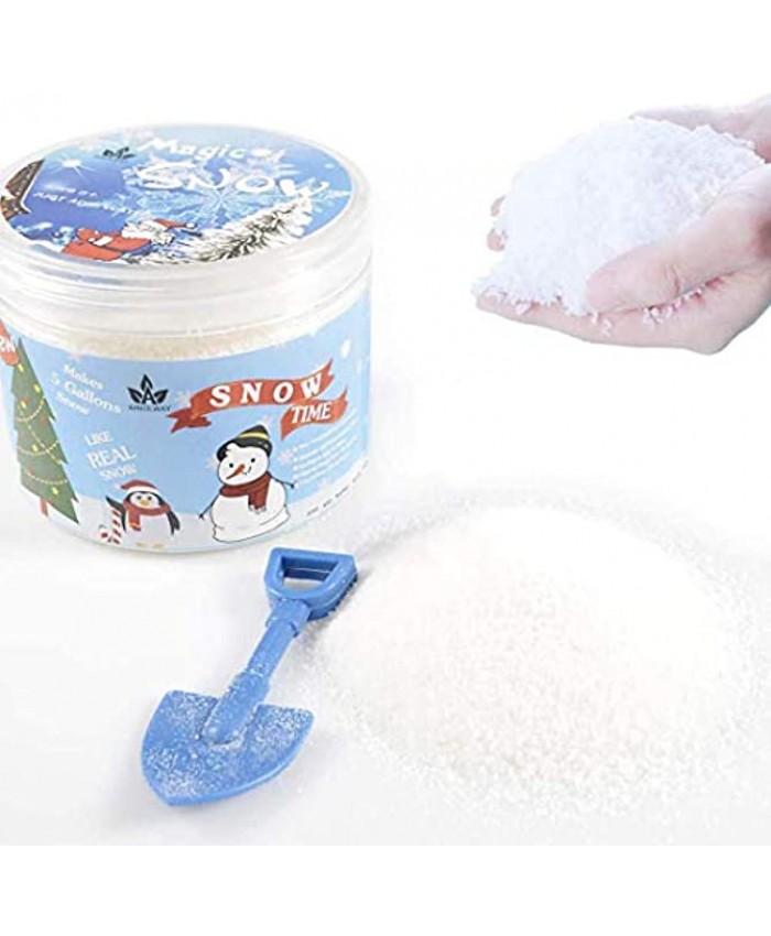 Instant Snow Fake Snow Powder for Cloud Slime Makes 5 Gallons of Artificial Snow Makes 5 Gallons