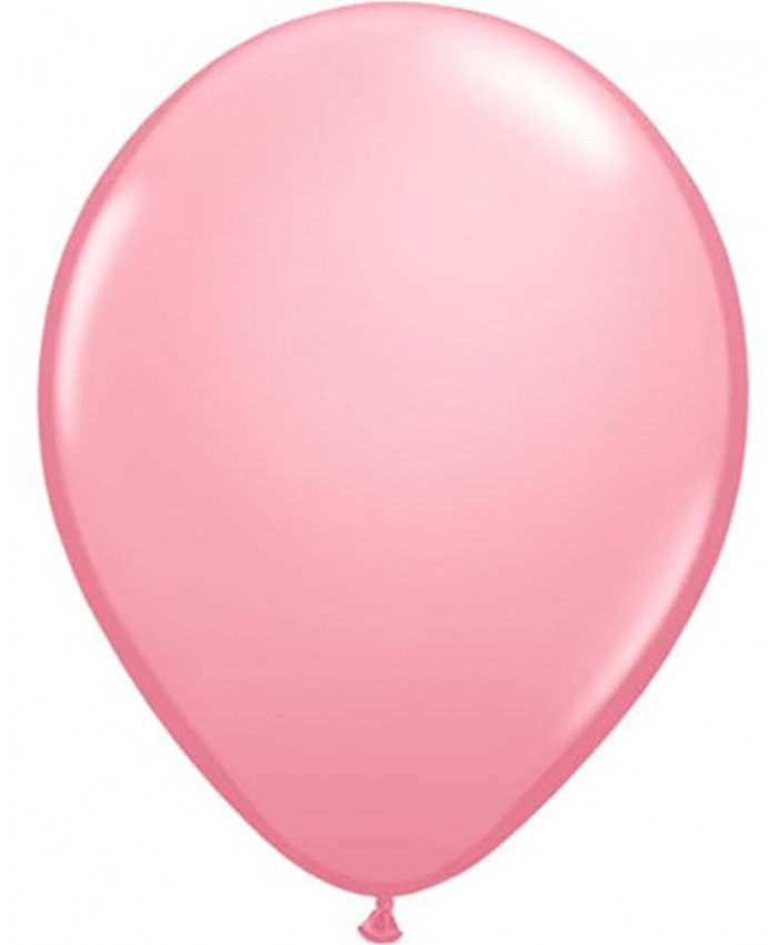 Qualatex 5" Pink Latex Balloons 100ct