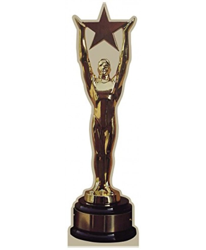 aahs!! Engraving Star Trophy Award Cardboard Standup 6 feet