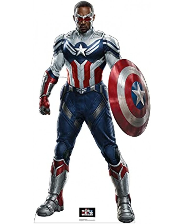 Advanced Graphics Falcon Captain America Life Size Cardboard Cutout Standup Marvel's The Falcon and The Winter Soldier