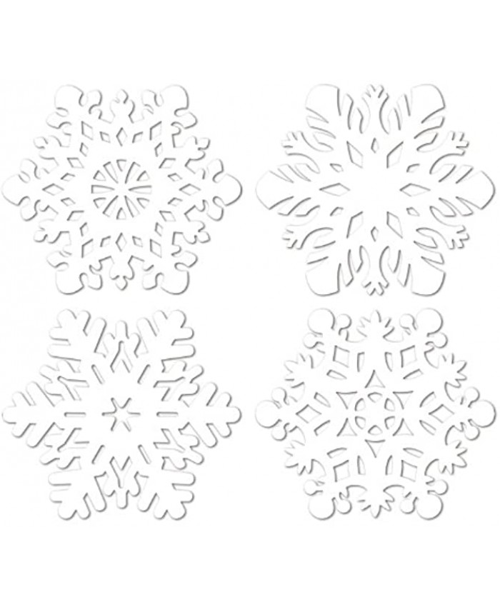 Beistle 24-Piece Snowflake Cutouts 14-Inch