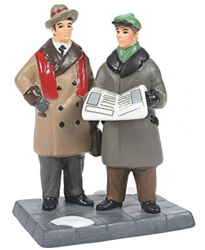 Department 56 Christmas in The City Breaking News Village Figures