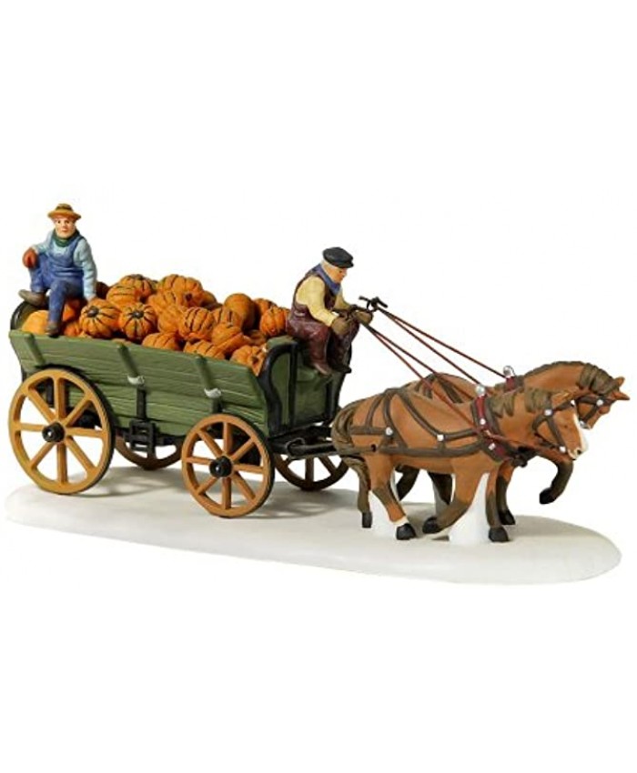 Dept 56 New England VillageHarvest Pumpkin Wagon 56591