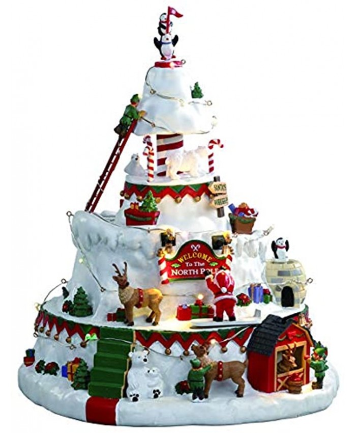Lemax 84348 Christmas North Pole Tower Multicolored
