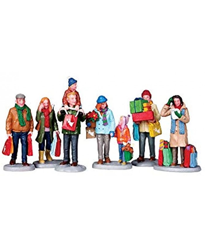 Lemax Village Collection Holiday Shoppers Set of 6 # 92683