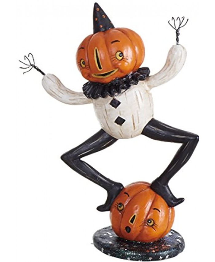 One Holiday Lane Vintage Retro Dancing Halloween Figures Tabletop Standing Decoration Pumpkin